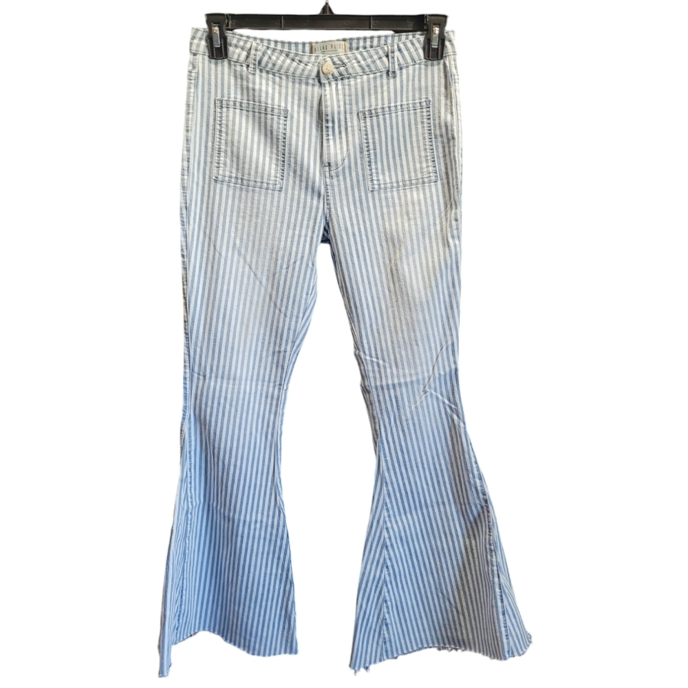 Blank Paige pinstripe flare jeans Size M